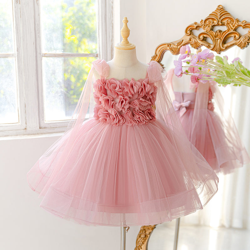 Girls Party Princess Dress Cute Girls Birthday Dress