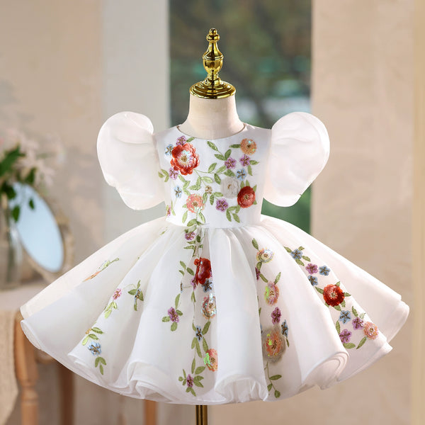Flower Girl Wedding Dress Girl's Birthday Princess Dress Girl's Communion Dress