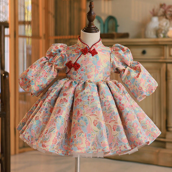 Girls Birthday Dress Baby Communion Dress Children's Christmas Dress