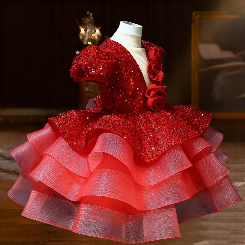 Children's Christmas Dress Girls Birthday Princess Dress Flower Girl Dress