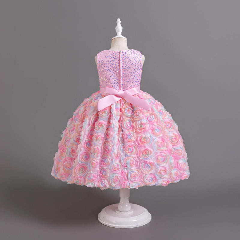 Cute Girls Party Princess Dress Children Birthday Dress