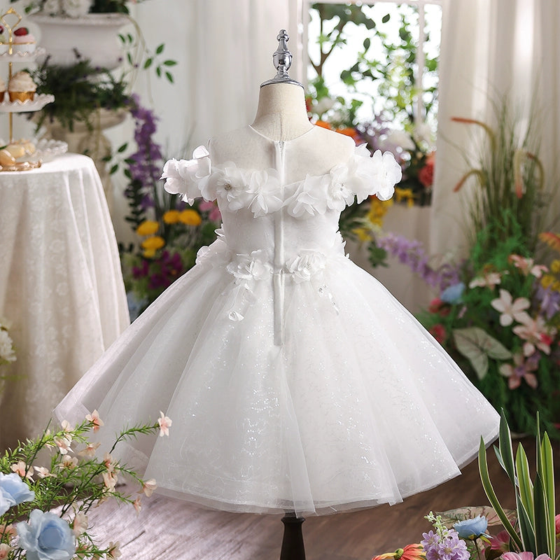 Flower Girl Wedding Dress Girl Birthday Princess Dress Girl Communion Dress