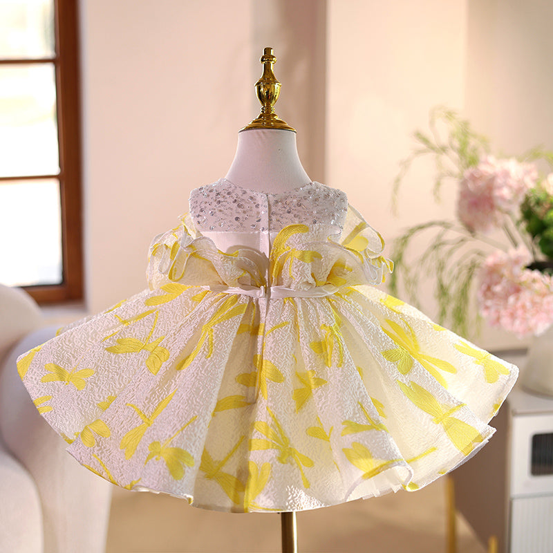 Cute Children's Birthday Puffy Princess Dress Girl Party Dress