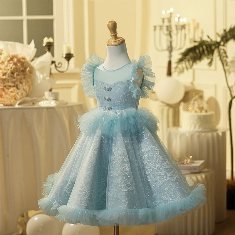 Cute Children's Birthday Party Dress Girls Prom Princess Dress
