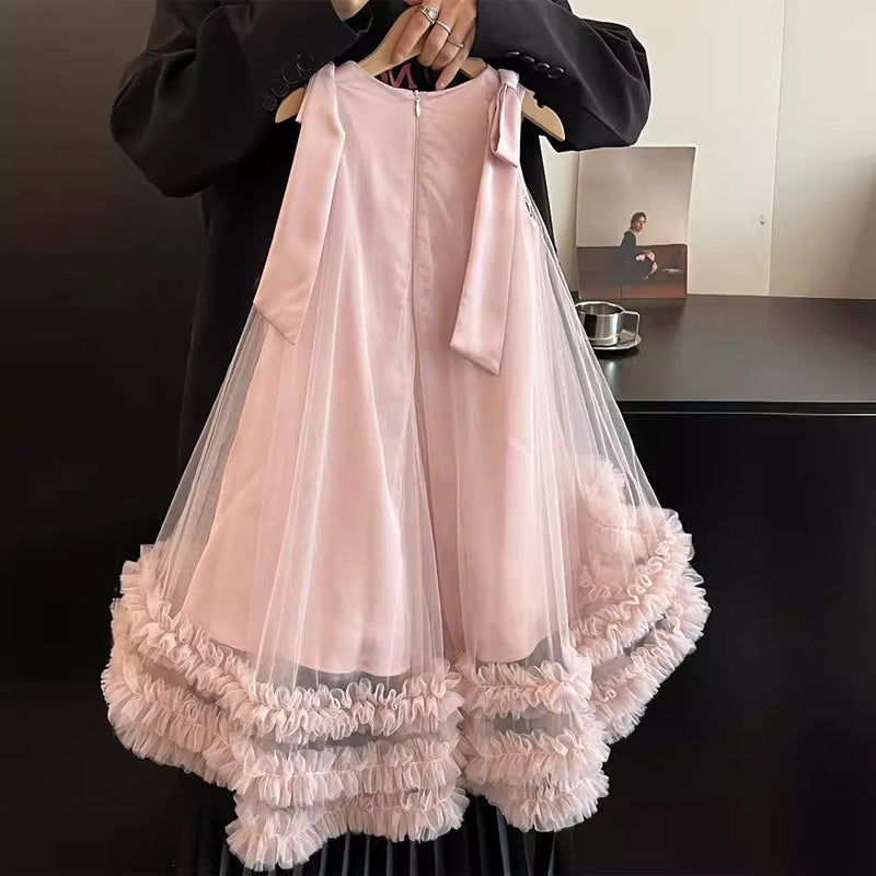Summer Girls Sleeveless Festival Dress  Girls Formal Dress Dress