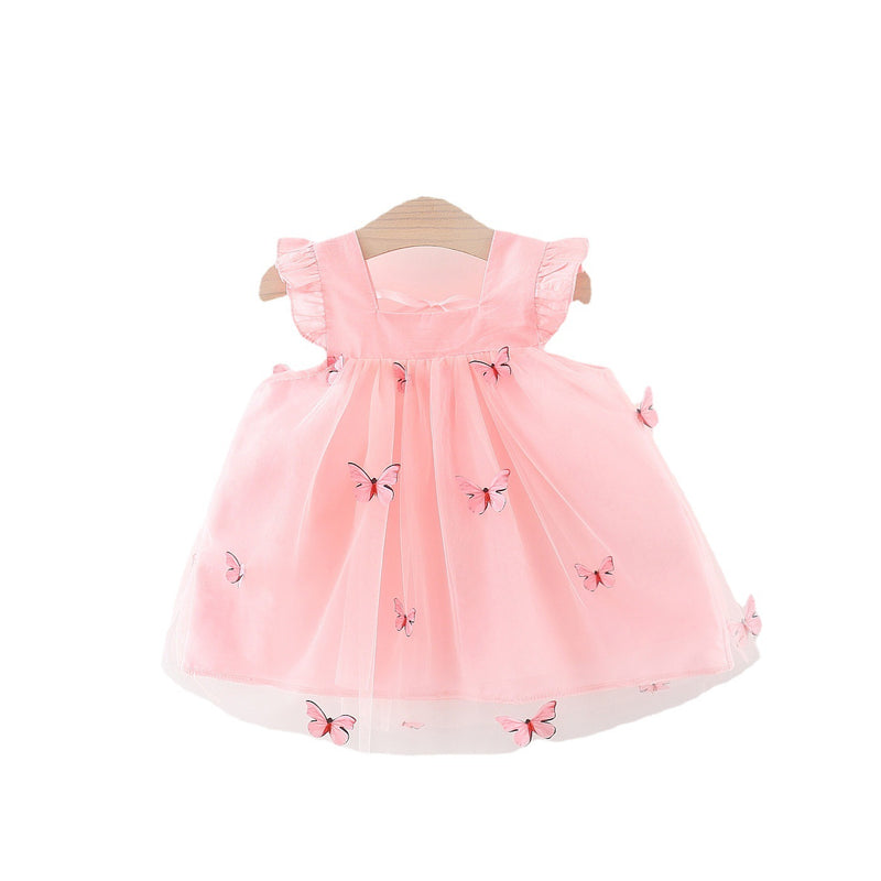 Girls Dress Summer Children's Sleeveless Vest Princess Dress