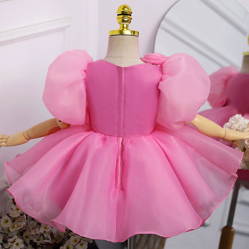 Baby Cute Girl Pageant Dress Toddler Birthday Party Princess Dress