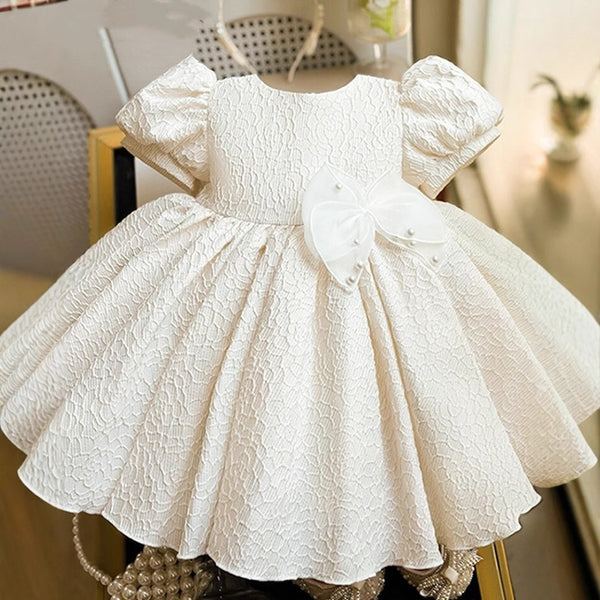 Girls Communion Dress Flower Girl White Princess Dress