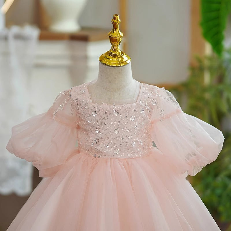 Girls Birthday Princess Dress Flower Girl Wedding Dress Children's Party Dress