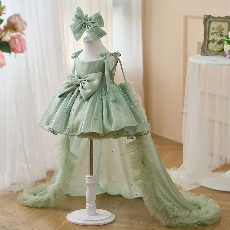 Girls Birthday Dress Flower Girl Cute Princess Dress