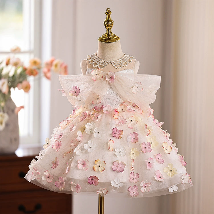 Girls Elegant Birthday Party Dress Flower Girl Wedding Dress