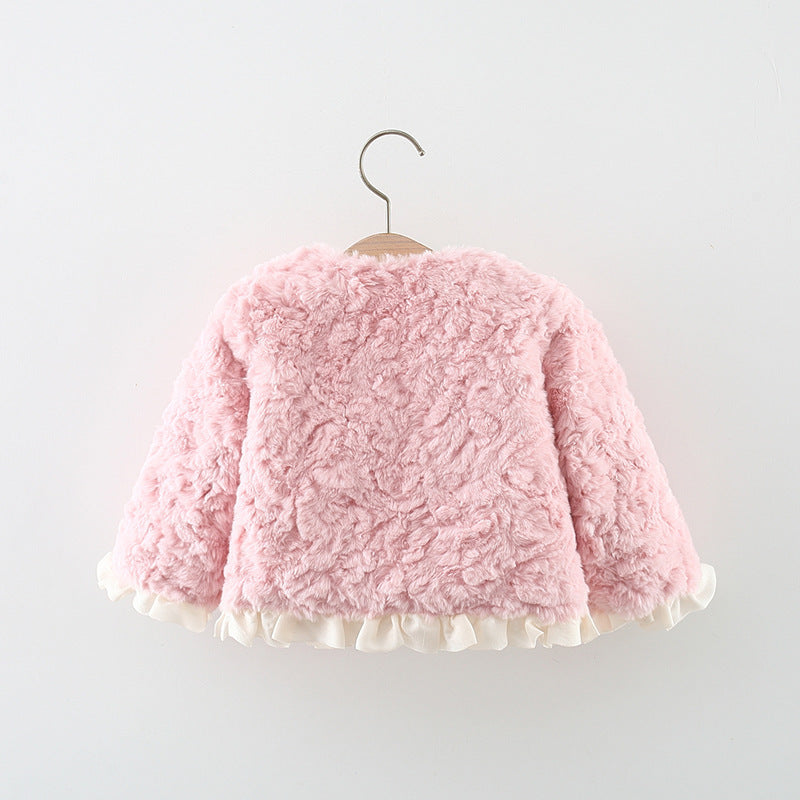 Cute Baby Girl Winter Jacket