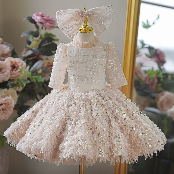 Girls Elegant Princess Dress Children's Birthday Dress Girls Party Dress