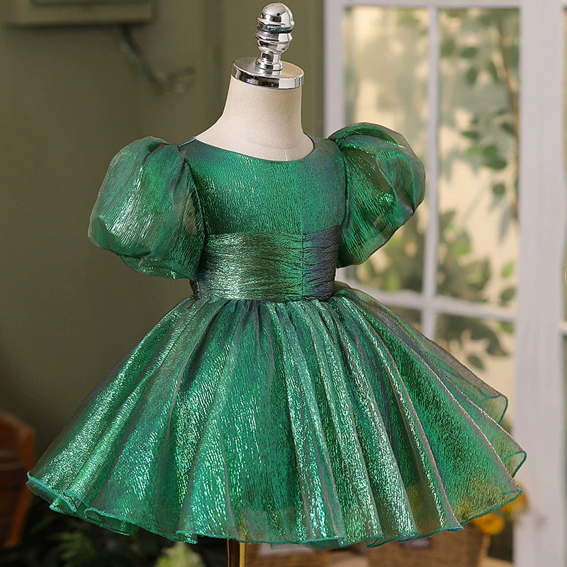 Cute Baby Girls Sequin First Communion Dresses Toddler Birthday Dresses, Green / 3-4 Years (110cm) Cute Baby Girls Sequin First Communion Dresses Toddler Birthday Dresses, Green / 3-4 Years (110cm)