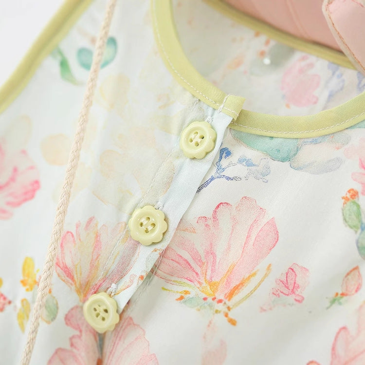 Children's Summer Dress Girls Flower Sleeveless Dress