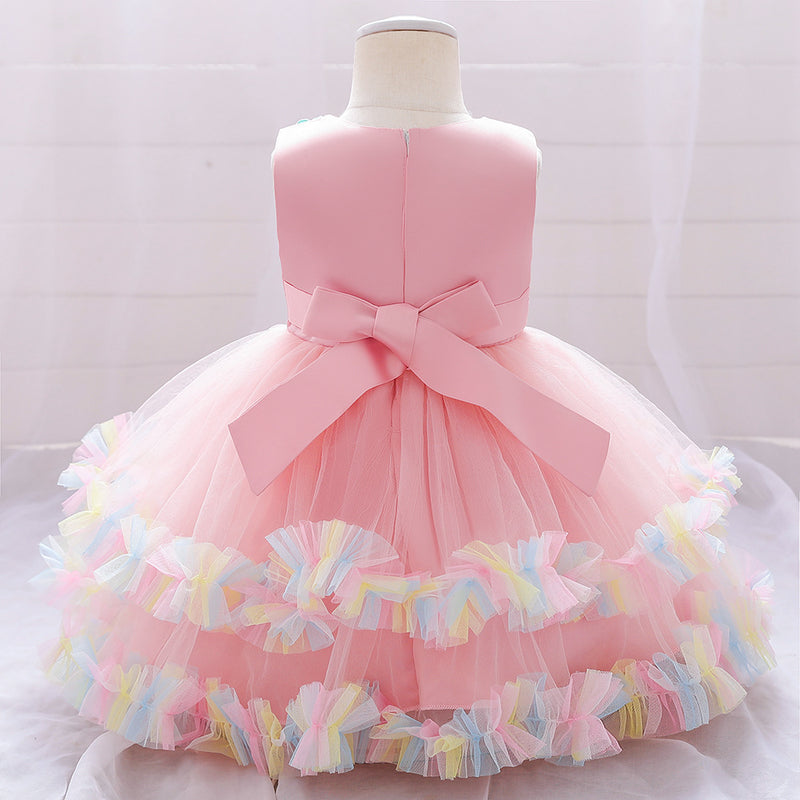 Baby Girl First Communion Dress Toddler Birthday Party Dress Girl Formal Dresses