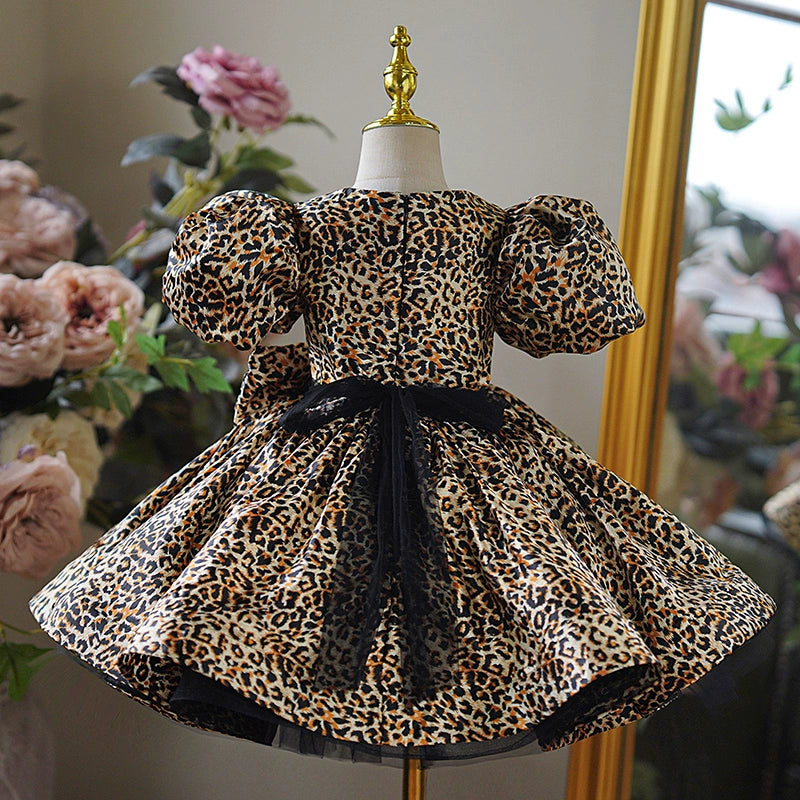 Girls Prom Princess Dress Girls Birthday Black Tulle Dress