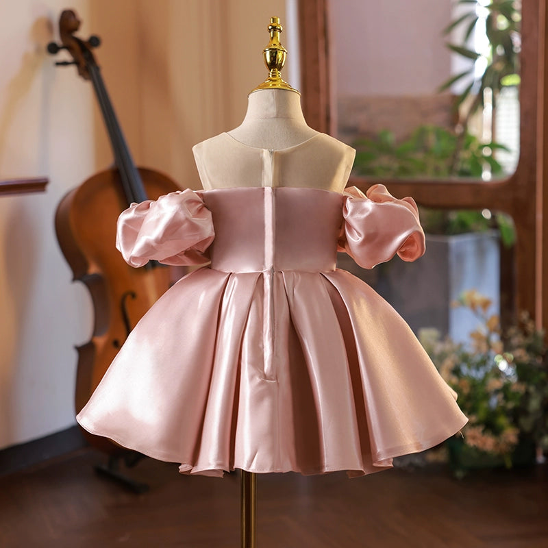 Girls Cute Birthday Princess Dress Flower Girl Wedding Dress
