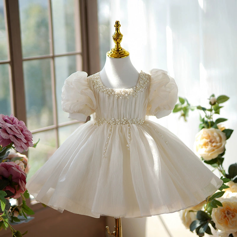 Elegant Baby Girls Beauty Pageant Dresses Toddler  Christening Dresses