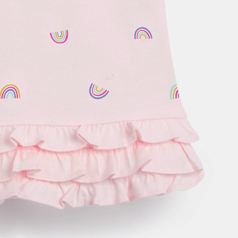 New Summer Cotton Girls Princess Dress