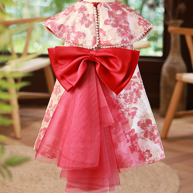 Elegant Baby Pattern Party Dresses Toddler Prom Dress