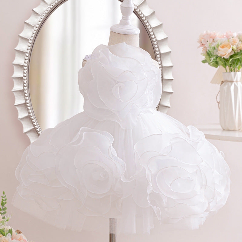 Flower Girl Wedding Princess Dress Baby Girl Birthday Dress