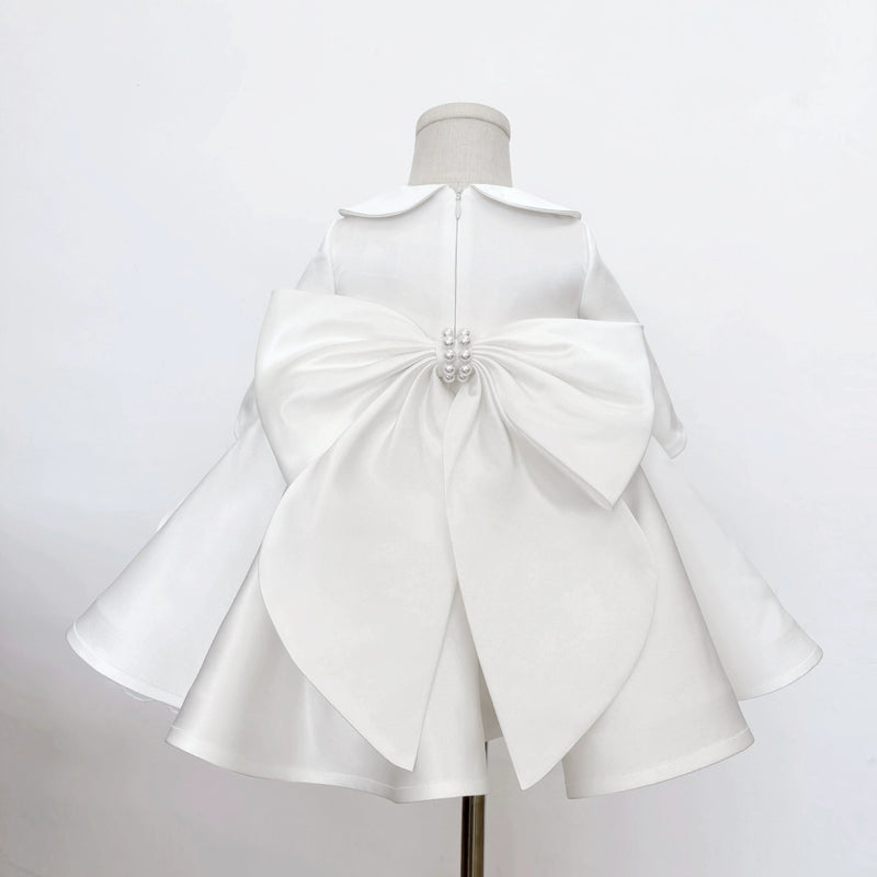 Children's Birthday Long Sleeve Dress Flower Girl Wedding Princess Dress
