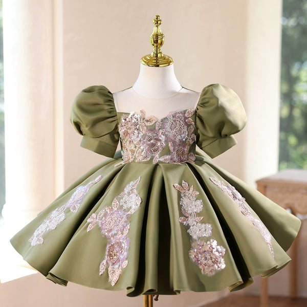 Children's Party Dresses Girls Birthday Princess Dresses Girls Communion Dresses