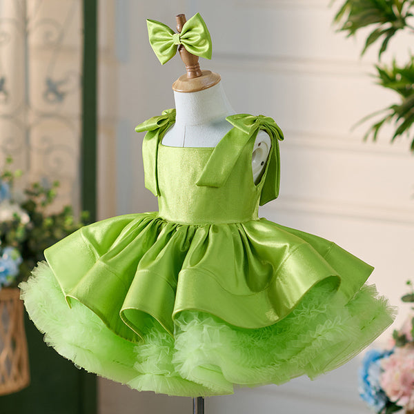 Elegant Baby Girl First Communion Dress Toddler Birthday Princess Dress
