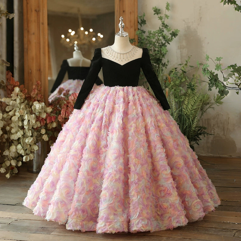Elegant Christmas Dress Baby Girls Flower Girl Cake Dress Girls New Year's Dress Elegant Christmas Dress Baby Girls Flower Girl Cake Dress Girls New Year's Dress