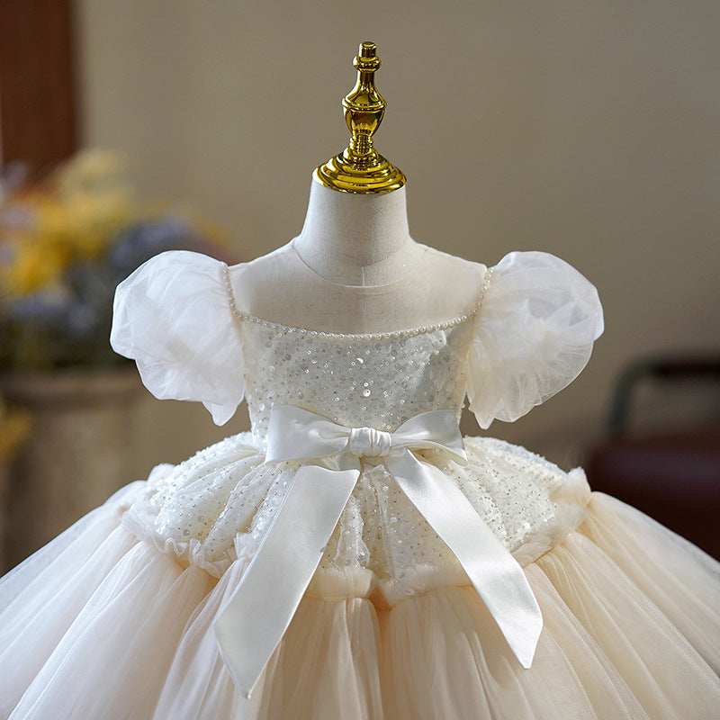 Sweet Baby Girls Birthday Beauty Pageant Dress Toddler Christening Dresses