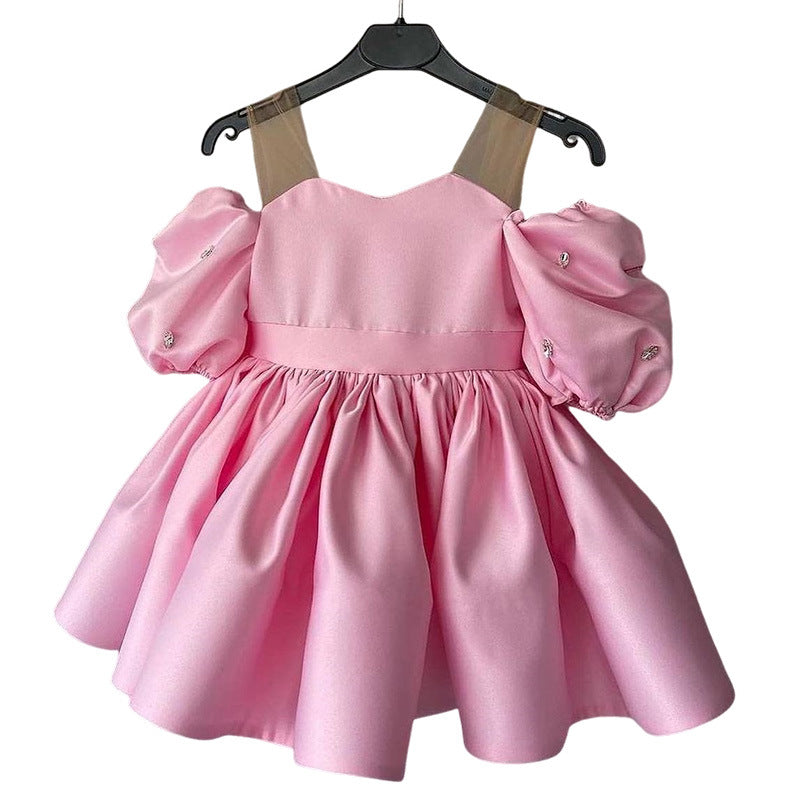 pink princess baptism dresses Blush Infant Dress | Baby Baptism Dress