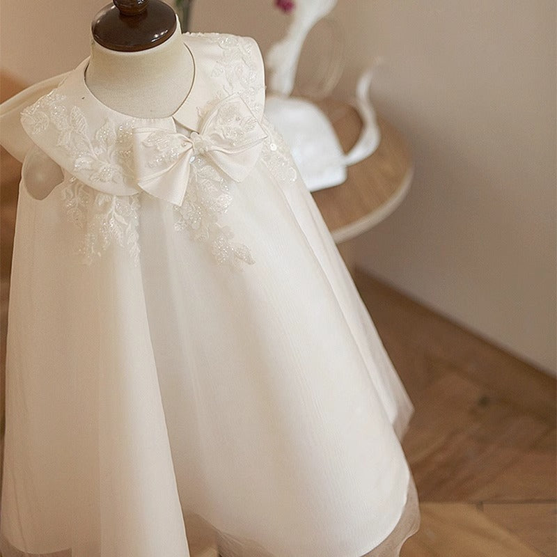 Lovely Baby Girl Baptism Dress Toddler First Birthday Party Princess Dress