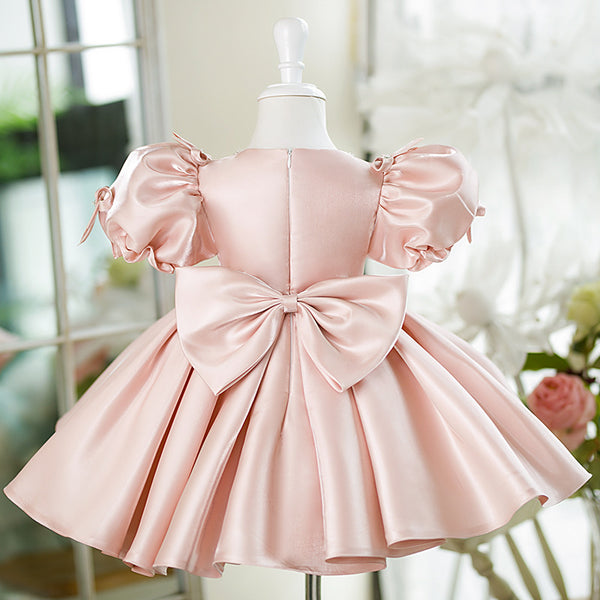 Cute Baby Girl Beauty Pageant Dress Toddler First Communion Princess Dress