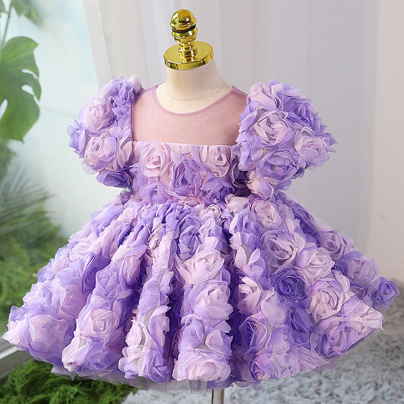 Baby Girl Summer Flower Girl Wedding Birthday Party Princess Dress