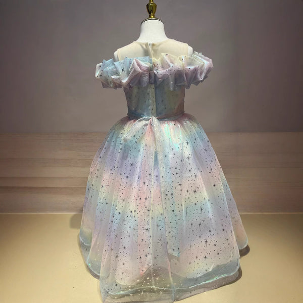 Girls Pageant Dress Girl Sequin Birthday Princess Dress