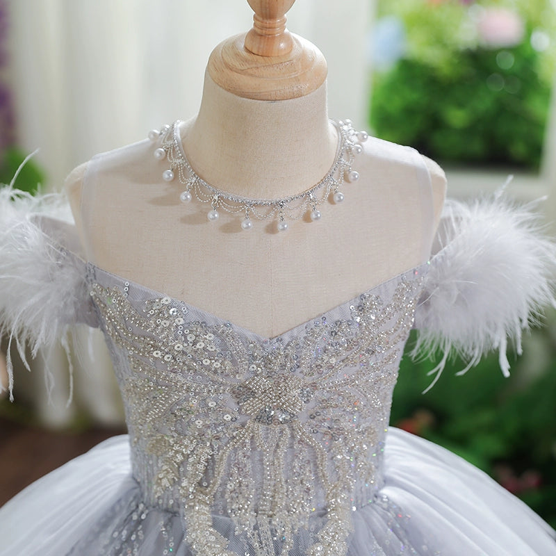 Girls Ball Gown Girls Birthday Princess Dress Children's Party Dress