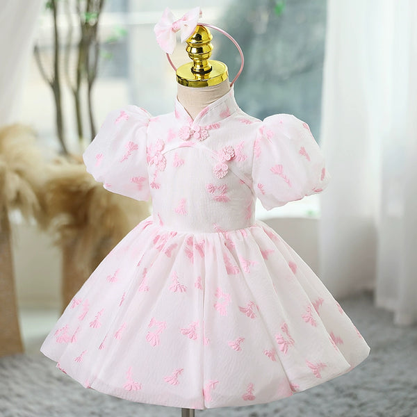Girls Cute Birthday Party Dress Flower Girl Wedding Princess Dress