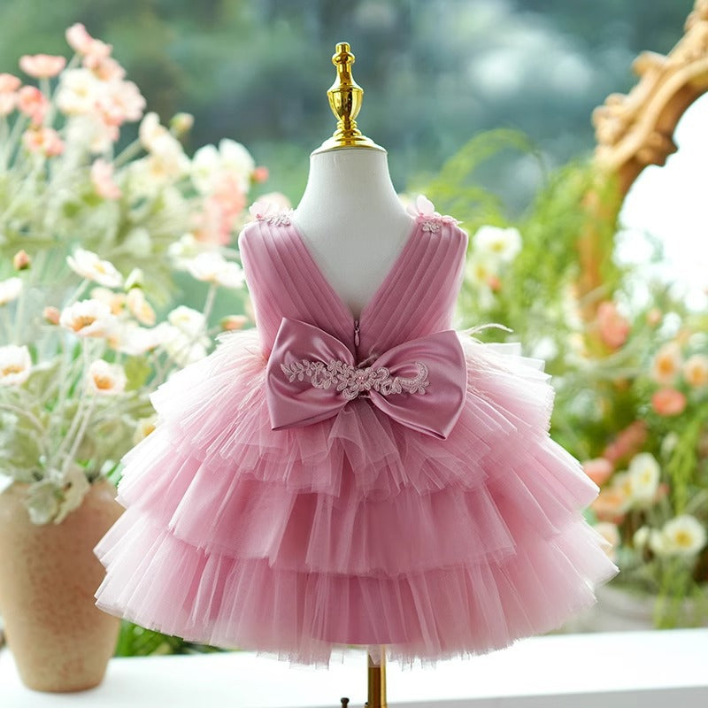 Girls Birthday Dress Flower Girl Wedding Princess Dress Girls Party Dress