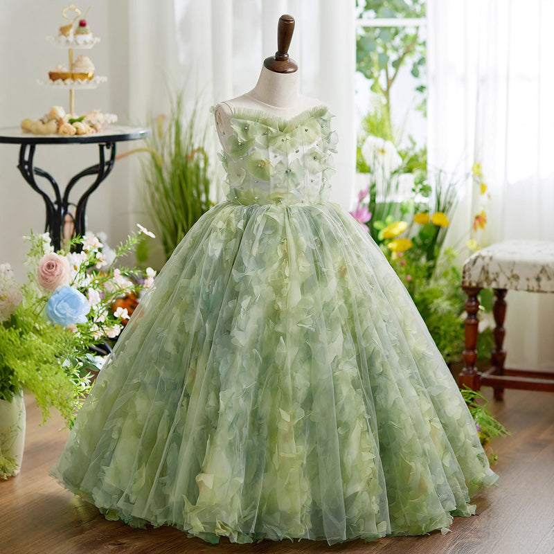 Girls' Ball Dresses Children's Birthday Princess Dresses Flower Girl Dresses