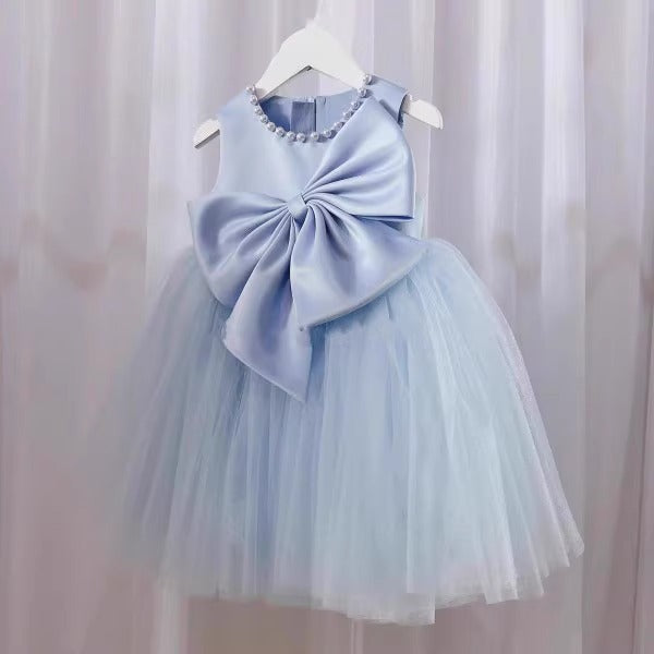 Tulle Baby Blue Dress For Christening Elegant Baby Girl First Communion Dresses Toddler Christening Princess Dress Tulle Baby Blue Dress For Christening Elegant Baby Girl First Communion Dresses Toddler Christening Princess Dress