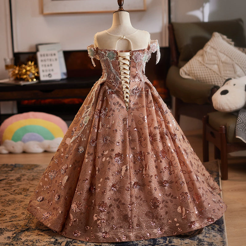 childs prom dress Girl Formal Dresses Girls Pageant Dresses Toddler Prom Dresses