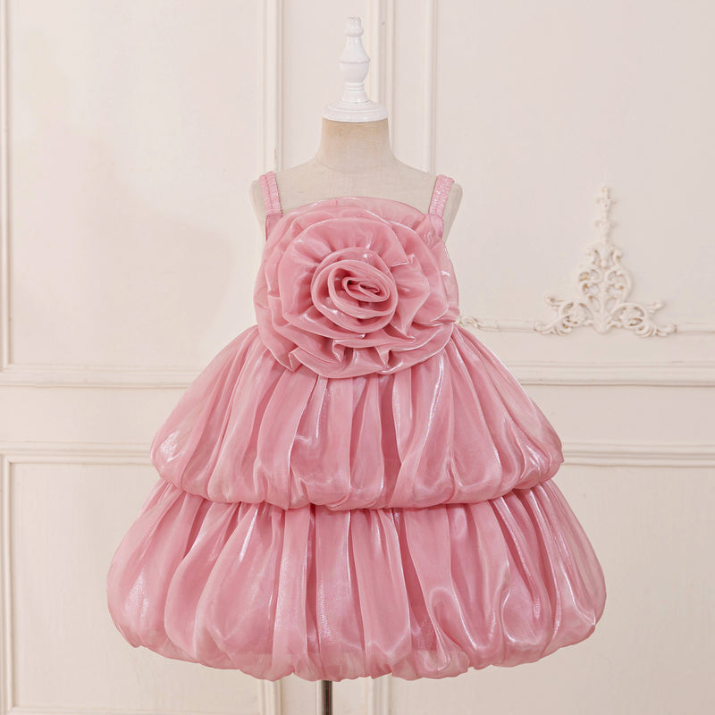 Flower Girl Wedding Princess Dress Girl Birthday Puffy Dress