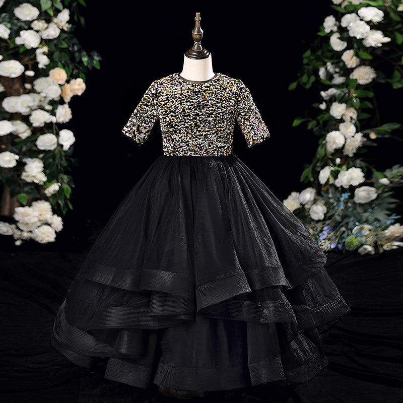 Formal Cute For 12 Year Olds Party Dresses Girls Black Cocktail Dress LalaMira Short Sleeves Knee- Formal Cute For 12 Year Olds Party Dresses Girls Black Cocktail Dress LalaMira Short Sleeves Knee-