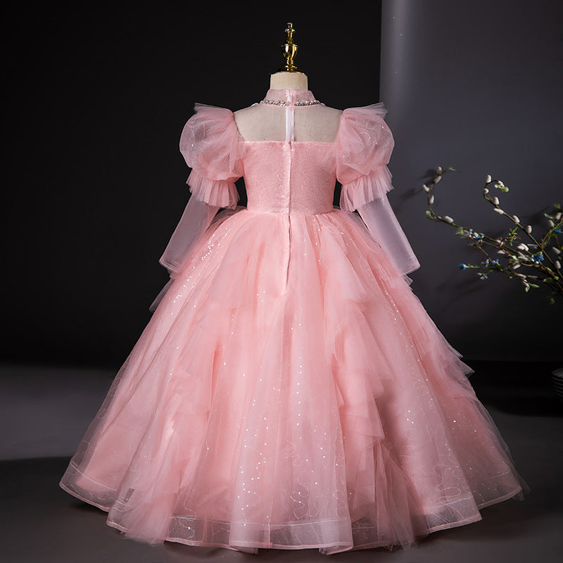 pink princess christmas dresses HAWEE Girls Pink Princess Dress Christmas Halloween Costume Cosplay Outfits Queen Princess Fancy Dress