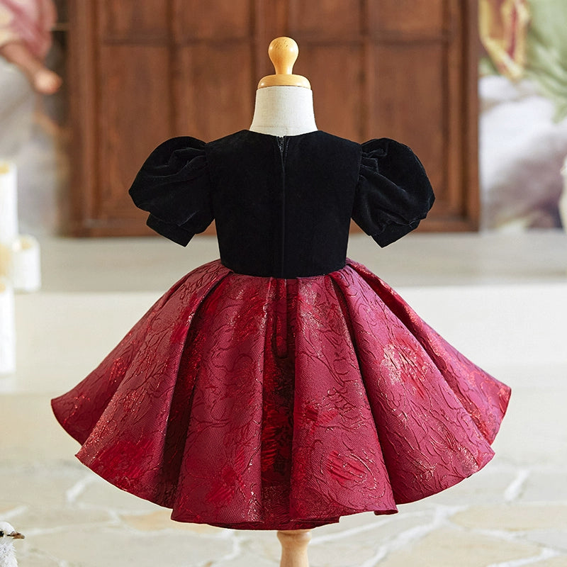 Baby Birthday Dress Flower Girl Puffy Princess Dress Girl Christmas Dress