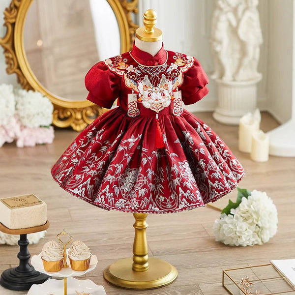 Girls' Birthday Dresses Girls' New Year Dresses Children's Christmas Dresses