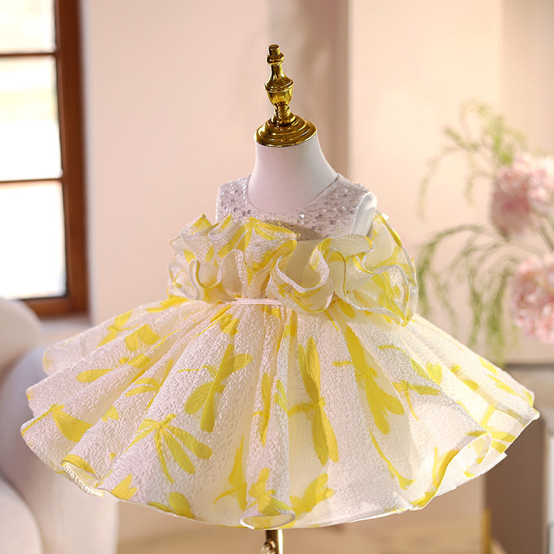Cute Children's Birthday Puffy Princess Dress Girl Party Dress