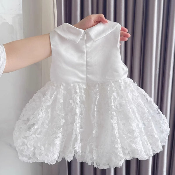 Baby Birthday Party Dress Flower Girl Wedding Dress