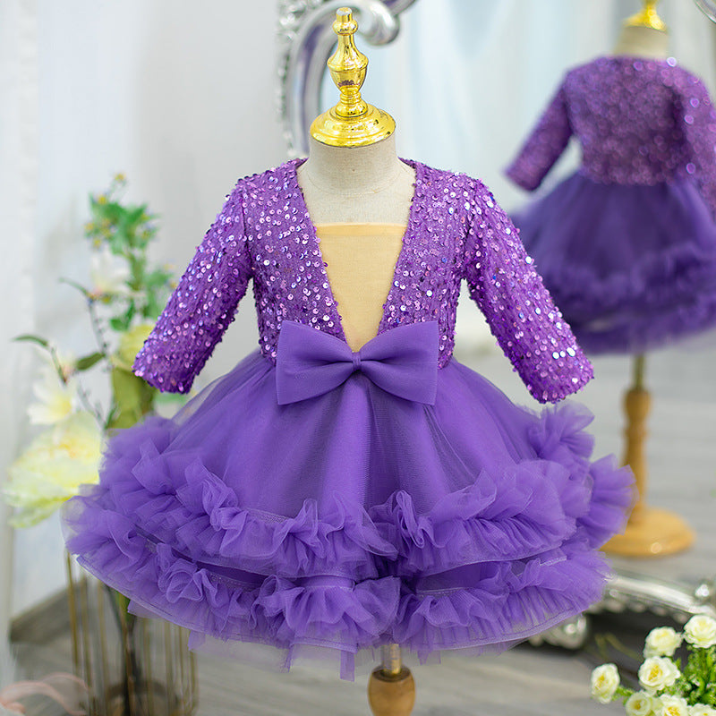 3t birthday dress Girls Summer Dresses Floral Embroidery Tutu Formal Wedding Party Flying Sleeve Dress Spring Summer Clothes Black,4-5 Years Pink Green Tutu Dress 2Bunnies Girls Sequin Butterfly Puff